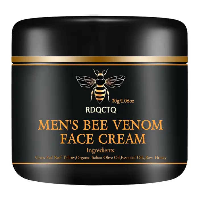RDQCTQ – crème anti-rides au venin d'abeille pour hommes, raffermissante, Lifting, Anti-vieillisseme
