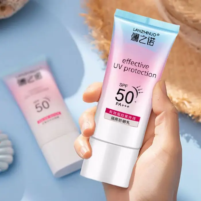Crème solaire pour le visage et le corps éventuelles F50 +, anti-transpiration, remarquage, gratitud