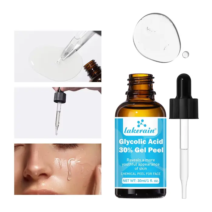 Gel Anti-âge pour le visage, acide glycolique, qualité professionnelle, chimique, collagène, augment