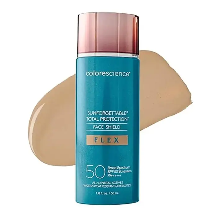 Colorescience Sunforgettable Total Protection Face Shield Flex SPF50 Crème solaire entièrement minér