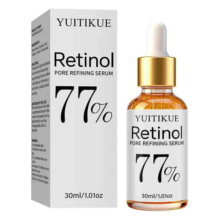 Sérum de raffinage des pores au rétinol, hydratant en profondeur, réduit les ridules, soulève et raf