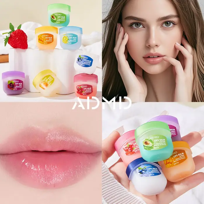 Ensemble de 8 baumes à lèvres Vaseline