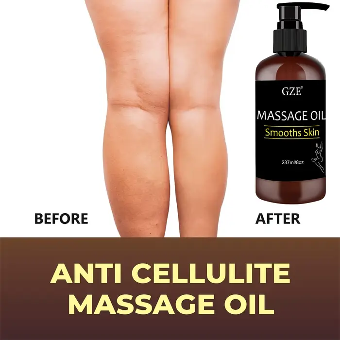 GZE corps lisse peau huile de Massage infusée de collagène et cellule de tige raffermissement