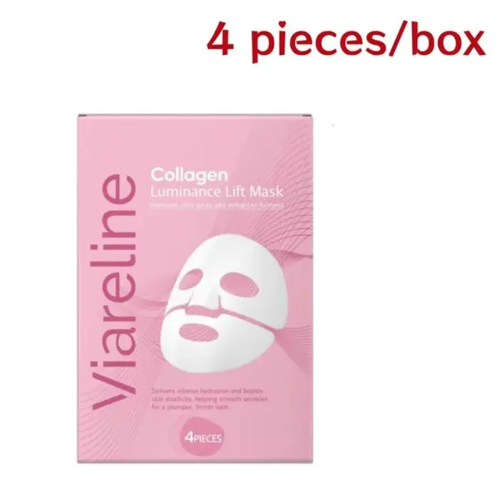 Masque coréen en tissu au collagène pour la nuit, hydratant à l'huile de pépins de raisin, masque no