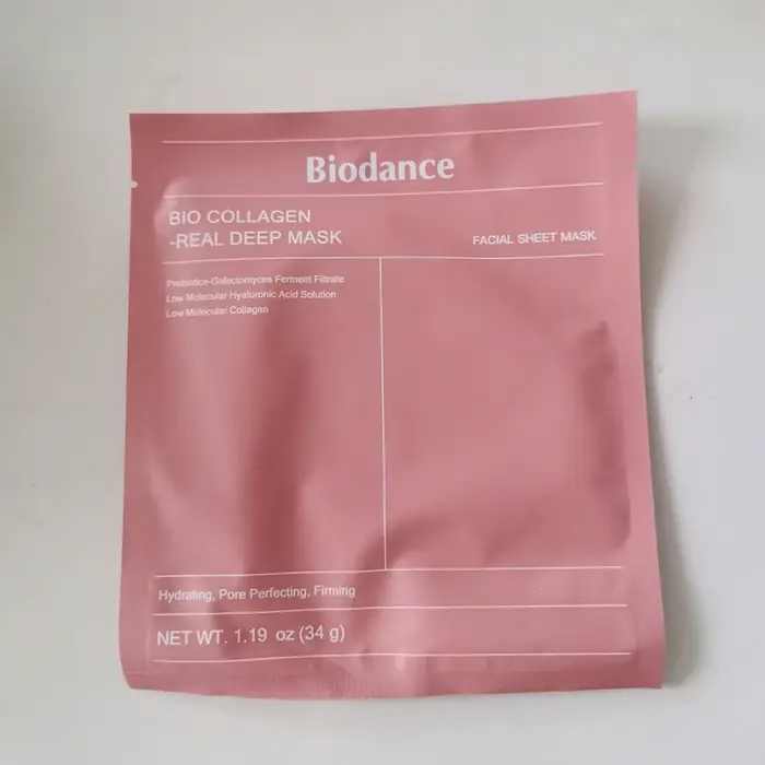 Masque facial en gel hydratant profond Biodance Bio-Collagène, hydratant, resserre les pores, amélio