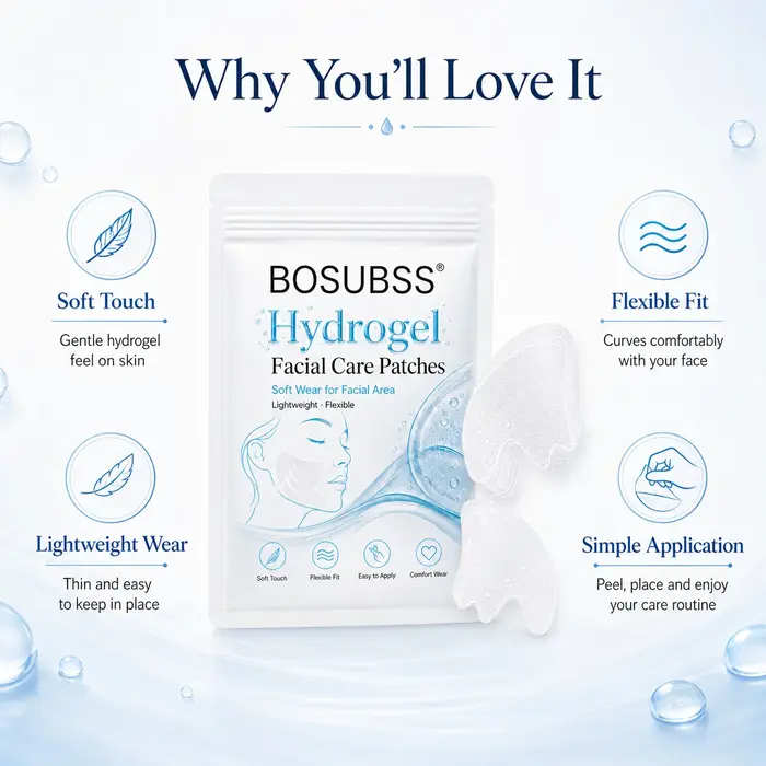 1 Paire de Patchs Hydrogel pour le Soin du Visage