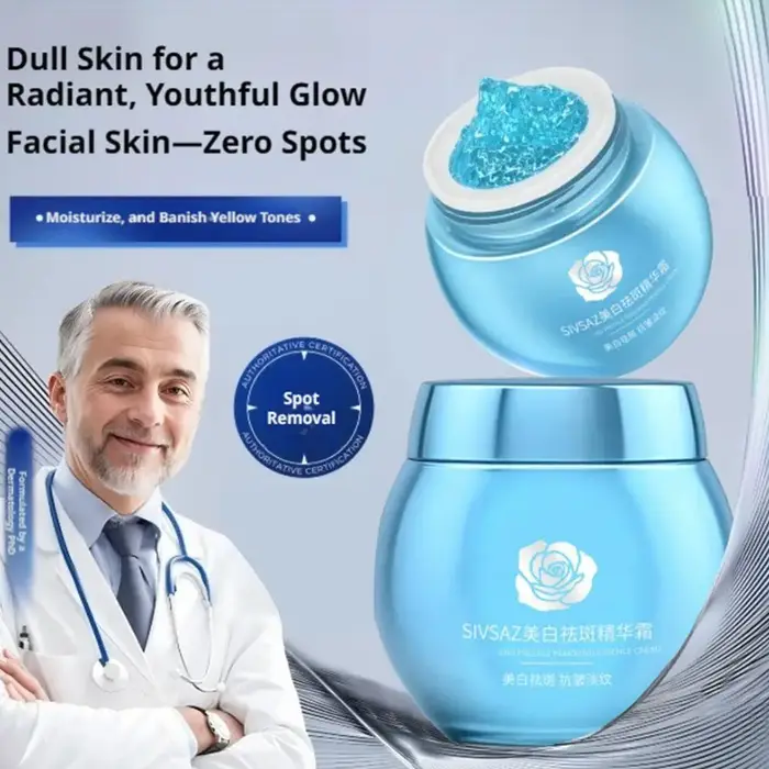 Crème pour le visage pour corriger les taches brunes
