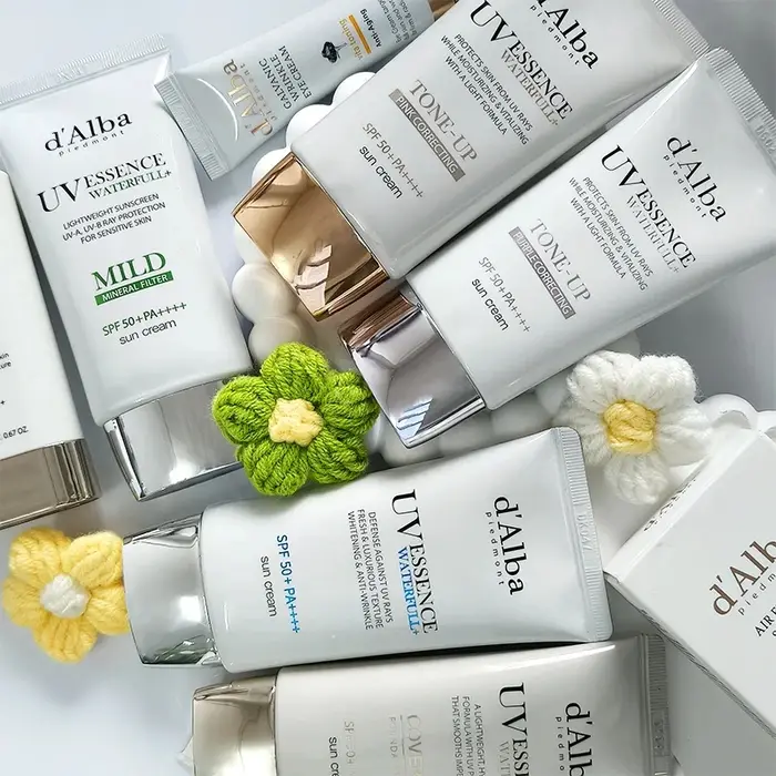 Marque la plus vendue Dalba Brand UV Essence Whitening White Truffle Sunscreen SPF50+ Hydratant Léger Rafraîchissant Doux