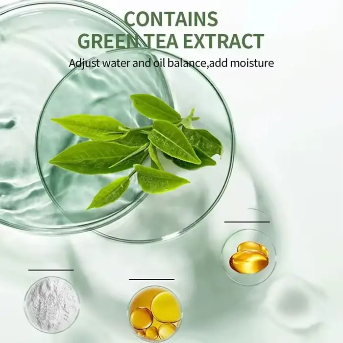 Dissolvant de points noirs au thé vert pour le visage