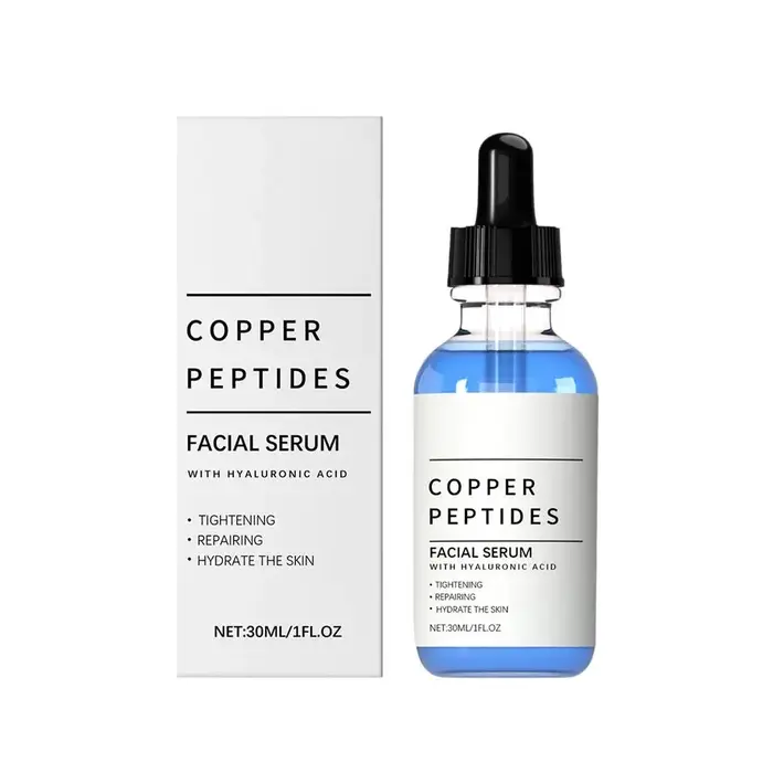 Sérum Peptide de cuivre, dissolvant Anti-rides, antioxydant, resserre la barrière cutanée, réparatio