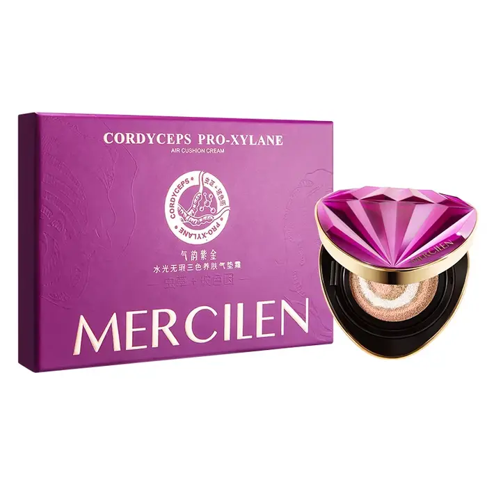 Mercilen Water-Gloss Flawless Three-Color Skin-Nourishing Cushion Bb Cream 15g*2