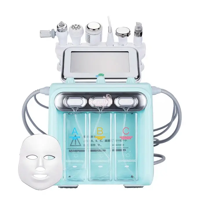 Appareil de nettoyage du visage par hydrodermabrasion, hydro-aqua-peeling, Deep Clean H2O2 Hydro Fac