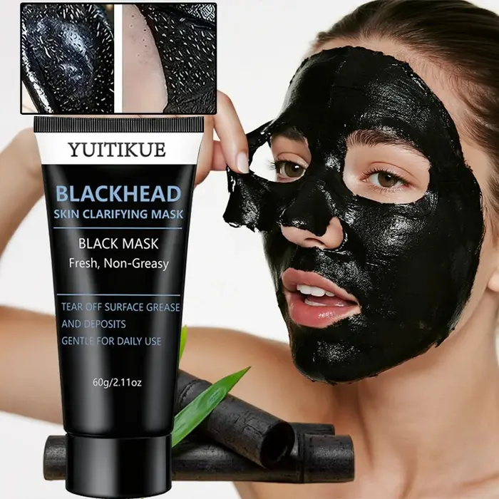 Masque clarifiant pour la peau YUITIKUE contre les points noirs 60g