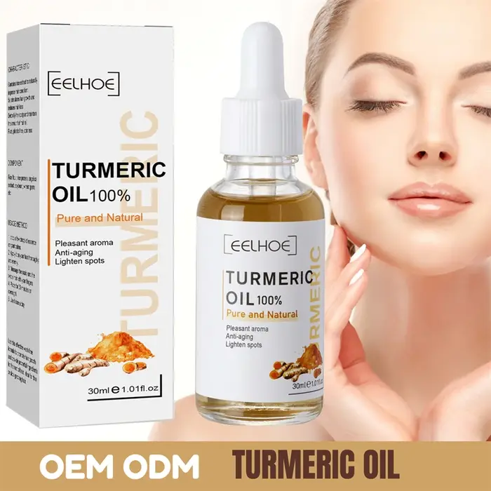 Sérum pour le visage au curcuma, rétrécit les pores, Essence réparatrice, mélanine, éclaircissant, h