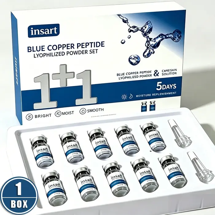 GHK-Cu Serum Blue Copper Peptide Lyophilized Powder Hydrating Serum rajeunit, répare la barrière cut