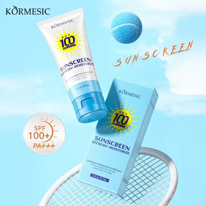 Crème solaire probiotique pour le visage