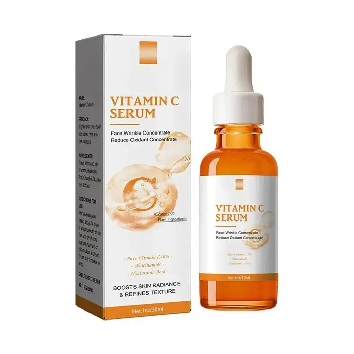 Sérum dissolvant de rides à la vitamine C pour le visage, Lifting, raffermissant, estompe les ridule