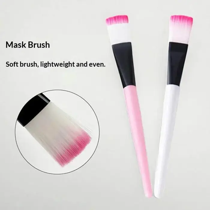Pinceau applicateur de masque facial en silicone souple et professionnel pour l'application de masques de boue DIY – Idéal pour les soins de la peau et la beauté