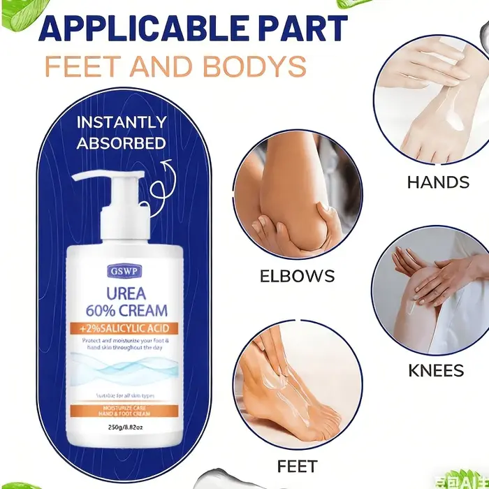 GSWP Crème hydratante pour les mains et les pieds à 60% d'urée