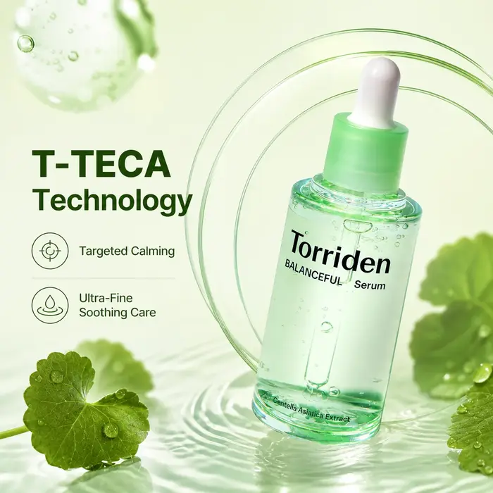 Sérum apaisant Torriden Cica 50 ml, sérum à l'acide hyaluronique 50 ml, rafraîchissant et non collan