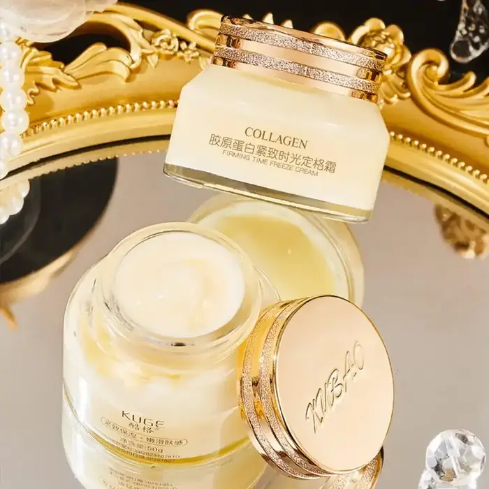Crème visage au collagène crème raffermissante liftante hydratante