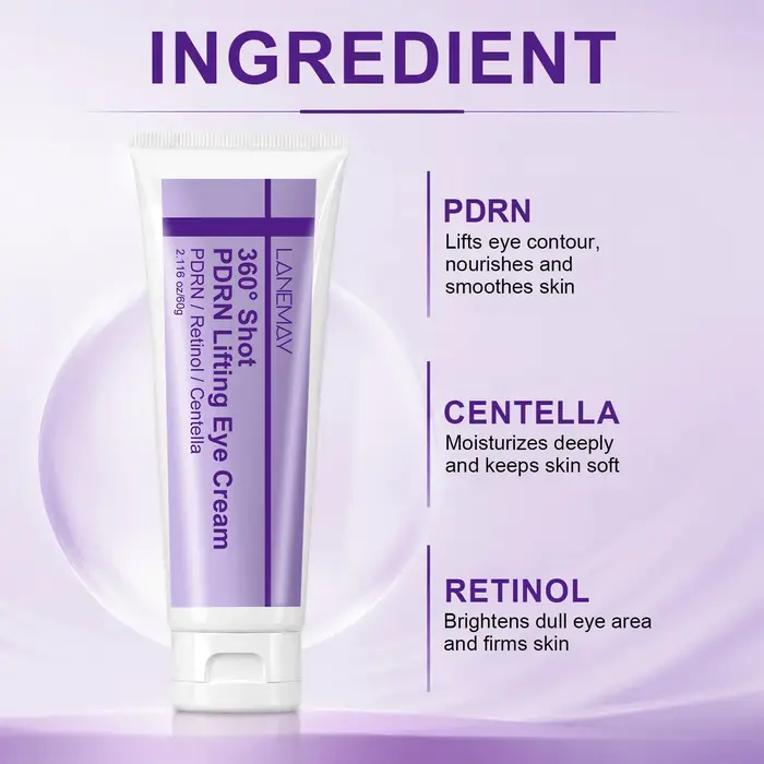 360 ° Crème pour les yeux liftante Shot PDRN – 60g. Formulé avec PDRN