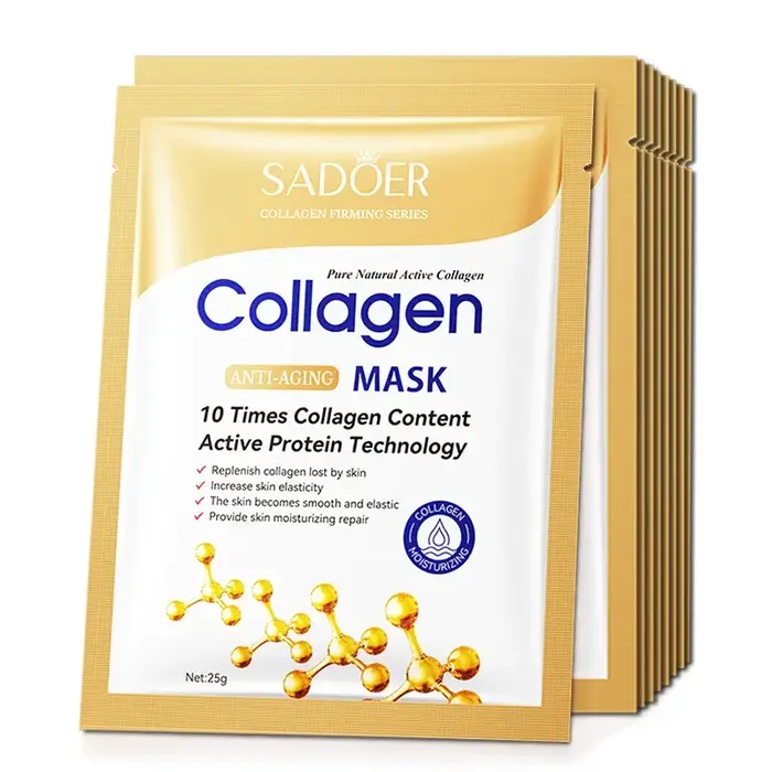 Masque facial au collagène anti-rides