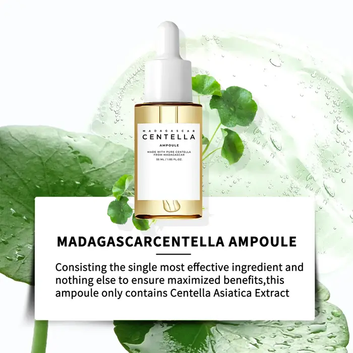 Sérum Madagascar Centella Asiatica 55 ml - Formule apaisante pour peaux sensibles avec la lutte contre l'acné