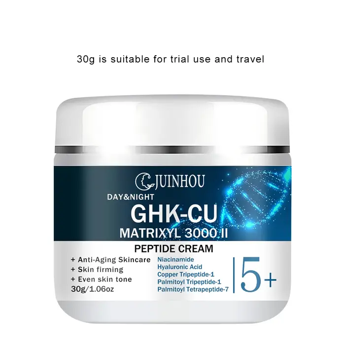 Crème Visage Hydratation Intense JUINHOU au Tripeptide de Cuivre & Matrixyl 3000 II – Répare la Barrière Cutanée et Illumine le Teint