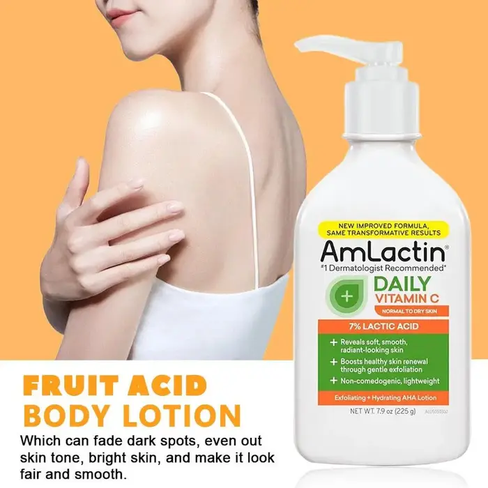 Lotion hydratante pour le corps Amlactin avec acide de fruits