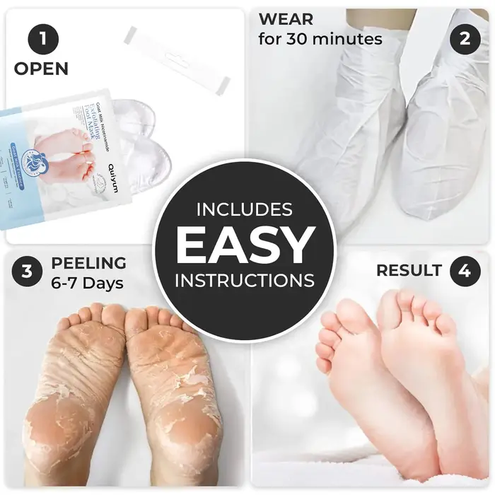 Masque exfoliant pour les pieds