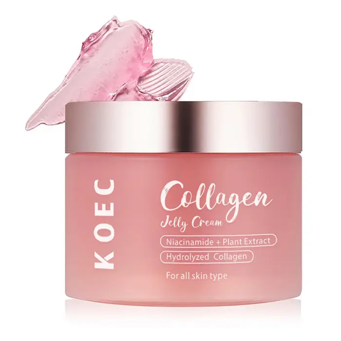 Crème de gelée de collagène pour réduire les ridules/le teint terne, crème réparatrice de la peau, c