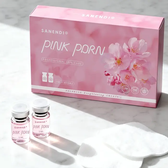 Sérum facial Sanendi Pink PDRN à l'ADN de saumon et à l'acide hyaluronique