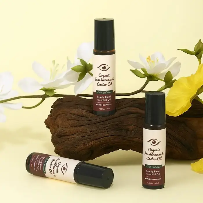 Sérum pour les yeux à l'huile de ricin