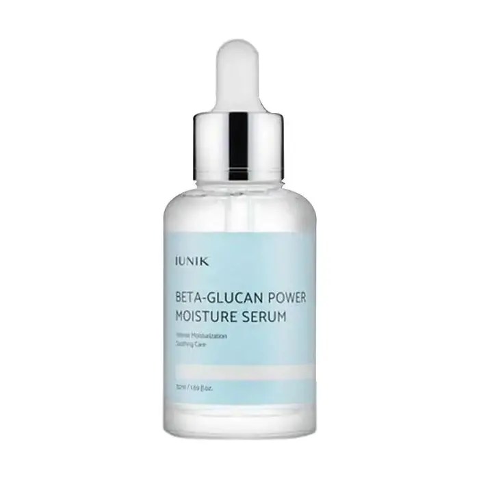 Sérum hydratant IUNIK Beta-Glucan 50 ml, sérum hydratant en profondeur, traitement hydratant et apai