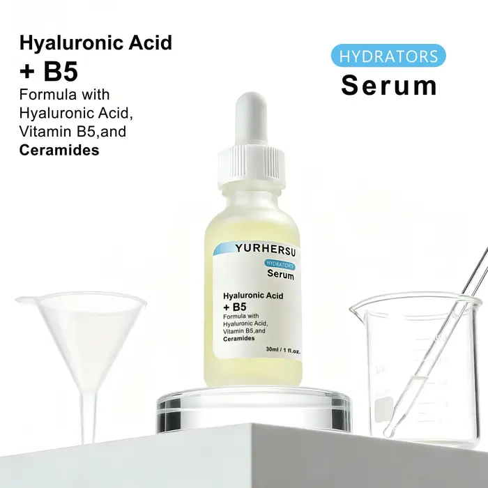 Sérum à l'acide hyaluronique 2% B5, hydratation intense, réparation de la barrière cutanée, apaise les rougeurs, tous types de peaux, 30 ml