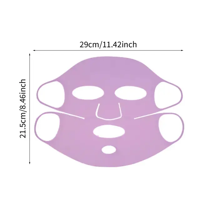 Masque facial en Silicone réutilisable