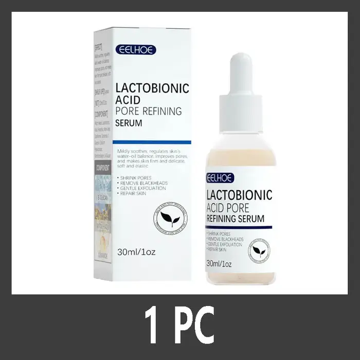 Acide lactobionique rétrécit les Pores sérum pour le visage estompe les ridules raffermissant nourrir Essence