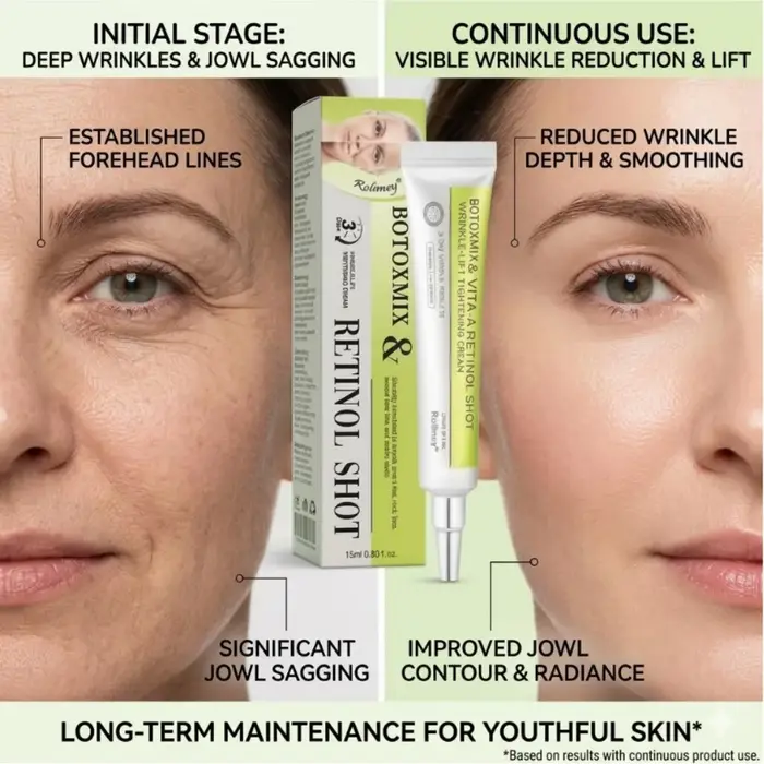 Crème raffermissante au rétinol anti-âge