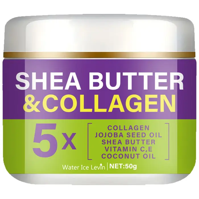 Crème Nourrissante au Beurre de Karité & Collagène | Complexe Lipidique Végétal | Nutrition Intense 