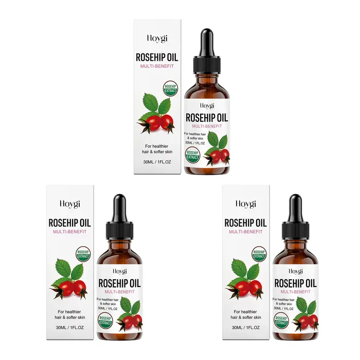 Huile Essentielle Naturelle de Rose Musquée Anti-Âge