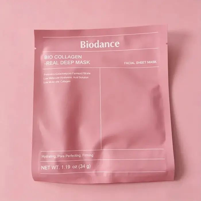 Masque facial au collagène Biodance, hydratation et soin très efficaces, améliore l'élasticité de la