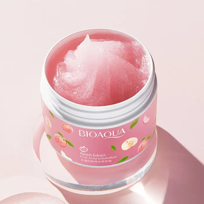 BIOAQUA miel pêche exfoliant crème pour le visage gommage