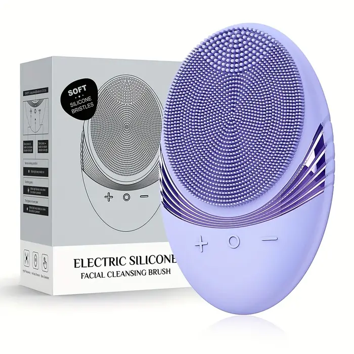 Brosse de nettoyage du visage électrique Ultra-mince de haute qualité avec une batterie intégrée
