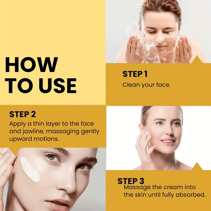 SUYARUN Botax Crème pour le visage anti-âge – Traitement raffermissant pour la réduction des rides et le lifting avec collagène et acide hyaluronique.