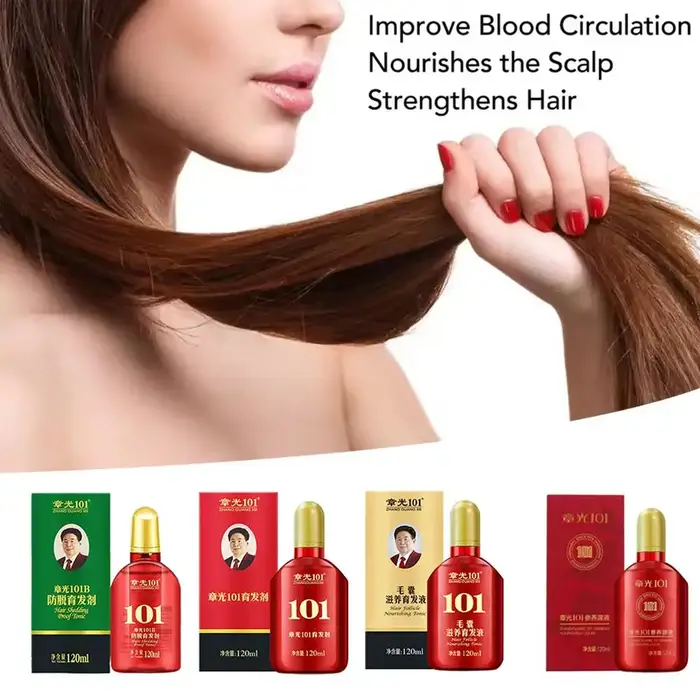 Liquide nourrissant au Ginseng pour Zhang Guang 101, favorise la perte de cheveux, répare la formule