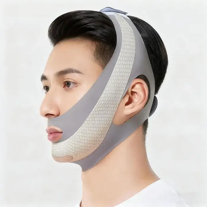 Masque de sommeil sculptant le visage