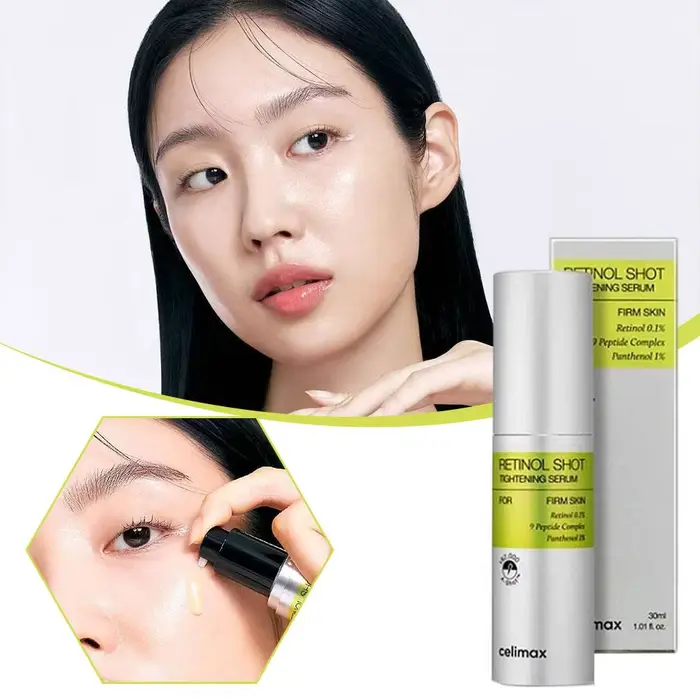 Sérum Crème Contour des Yeux au Rétinol Celimax Hydratant Éclatant Tous Types de Peau Soin Visage Doux et Nourrissant Anti-Âge