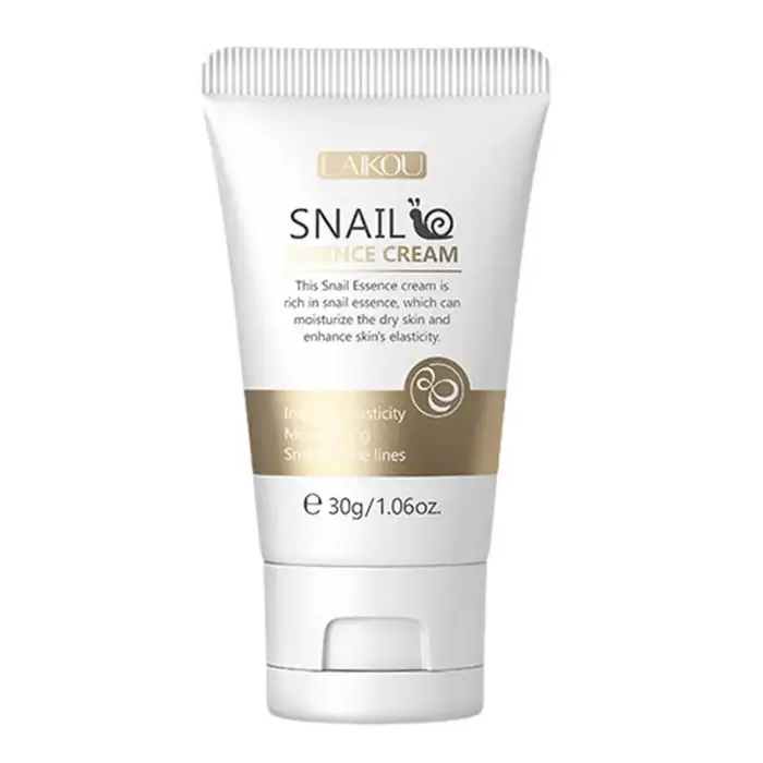 Crème pour le visage aux escargots