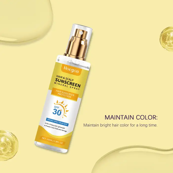 Spray solaire Anti-soleil pour cuir chevelu